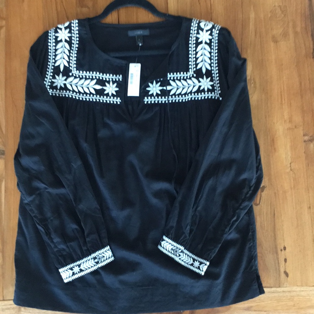 J Crew boho blouse size S